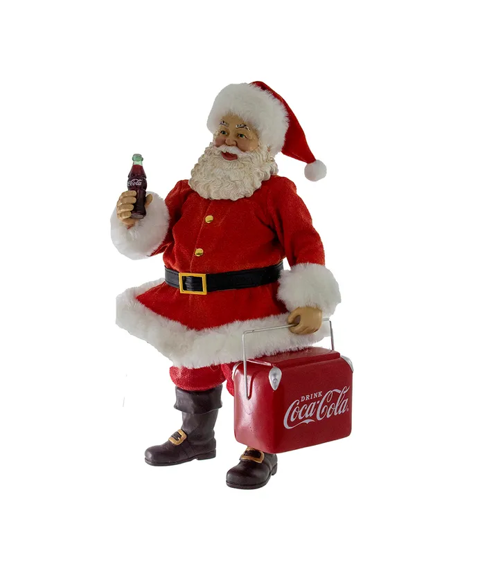 Kurt S- Adler - 10-5" Fabriche Coca-Cola Santa With Cooler