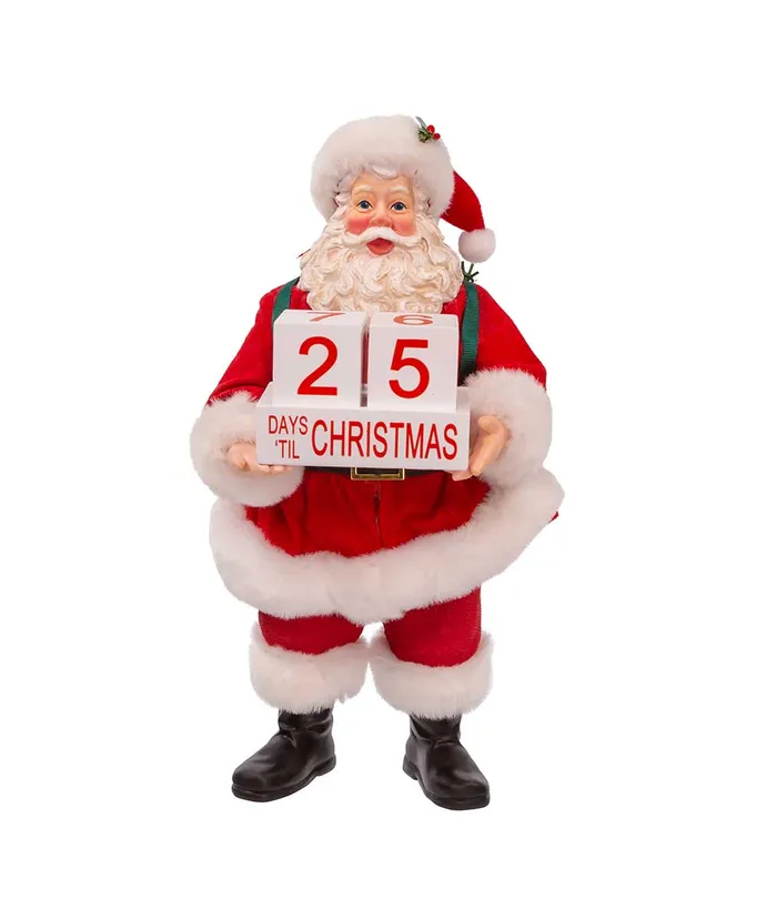 Kurt S- Adler - 10-5" Fabriche Countdown Santa - Image 2