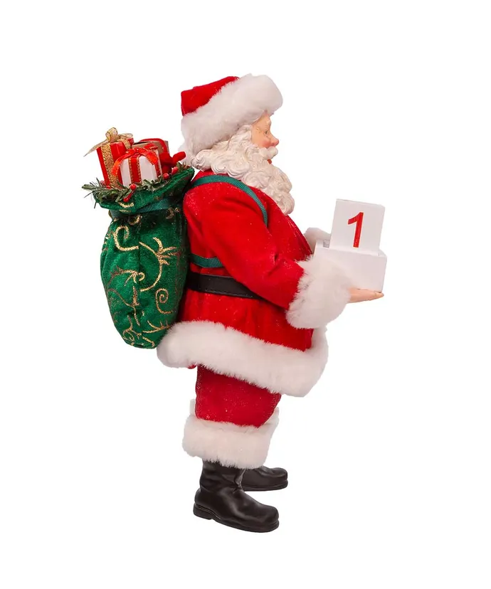 Kurt S- Adler - 10-5" Fabriche Countdown Santa - Image 3