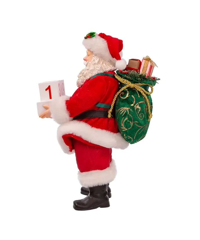 Kurt S- Adler - 10-5" Fabriche Countdown Santa - Image 5