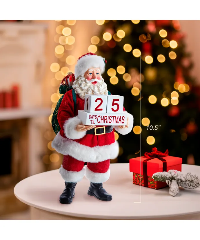 Kurt S- Adler - 10-5" Fabriche Countdown Santa - Image 8