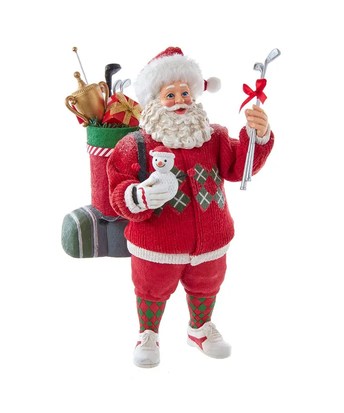 Kurt S- Adler - 10-5" Fabriche Golf Santa