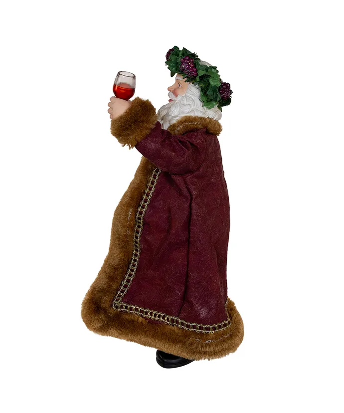 Kurt S- Adler - 10-5" Fabriche Wine Santa - Image 4