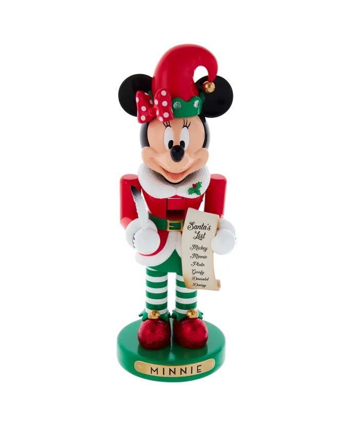 Kurt S. Adler - 10" Disney Minnie The Elf Nutcracker, -