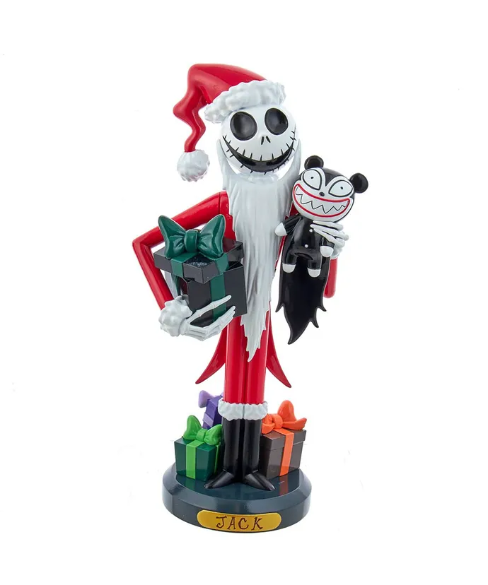 Kurt S. Adler - 10" Disney The Nightmare Before Christmas Jack With Vampire Nutcracker, -