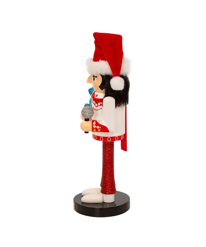 Kurt S. Adler - 10" Elvis Presley With Teddy Bear Nutcracker, - - Image 4