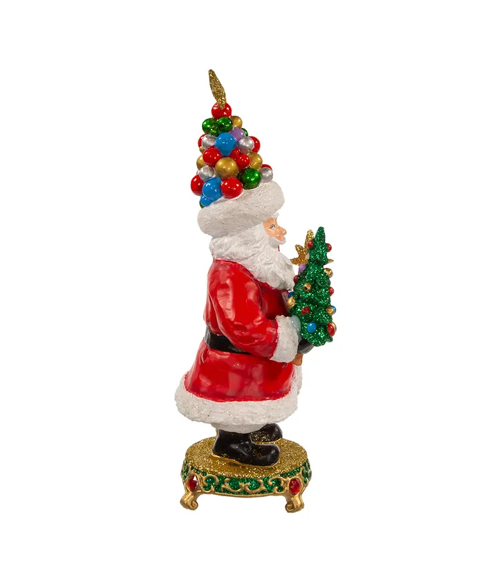Kurt S- Adler - 10" Jolly Jingles Tree Trim Santa Tabletop - Image 2