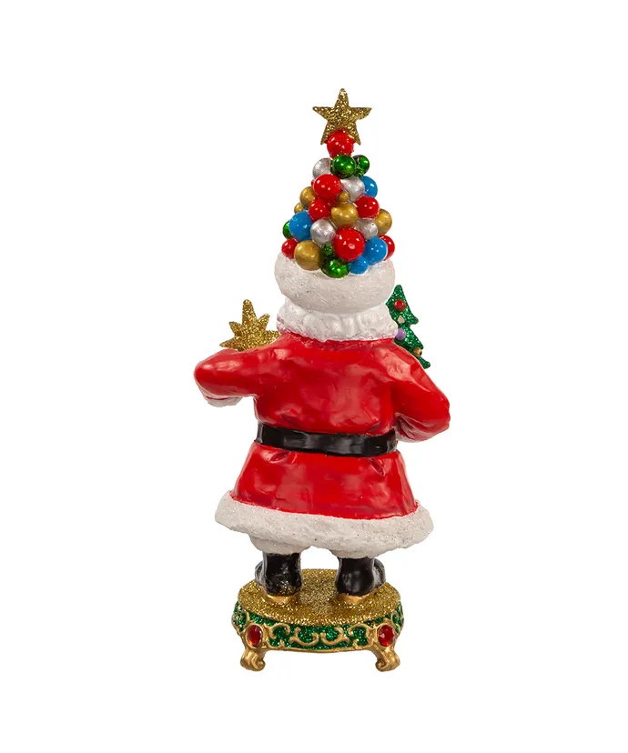 Kurt S- Adler - 10" Jolly Jingles Tree Trim Santa Tabletop - Image 3