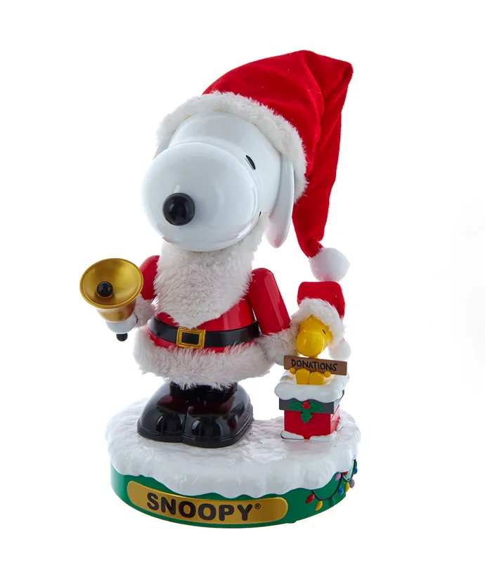Kurt S. Adler - 10" Peanuts Battery Operated Snoopy Musical Nutcracker, -