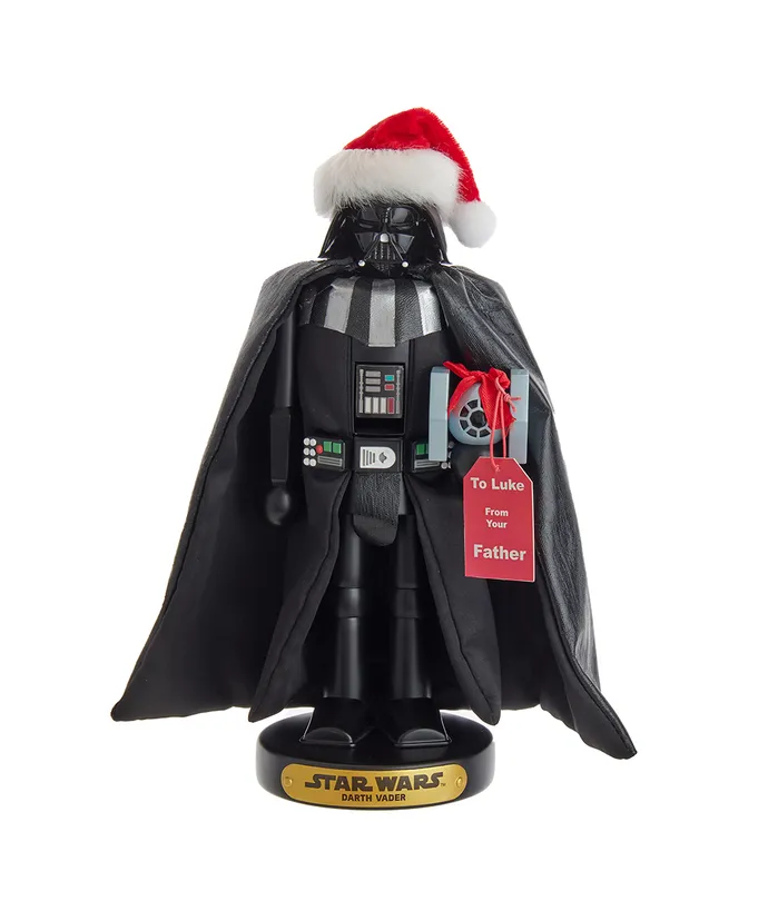 Kurt S. Adler - 10" Star Wars Vader With Tie Fighter Nutcracker, -