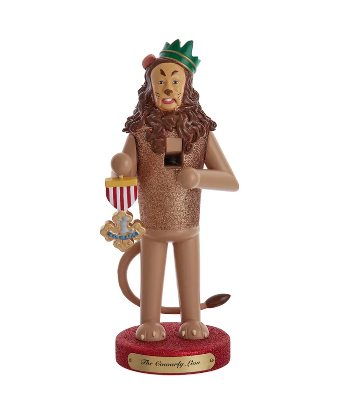 Kurt S. Adler - 10" Wizard of Oz Cowardly Lion Nutcracker, - - Image 2