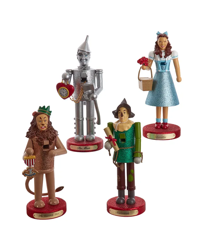 Kurt S. Adler - 10" Wizard of Oz Nutcracker Assortment, 4 Assorted (Weighted), -