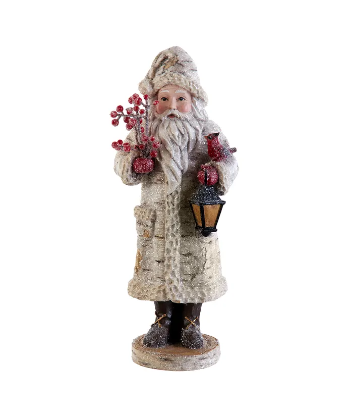 Kurt S- Adler - 11-25" Birch Berries Belsnickel Santa