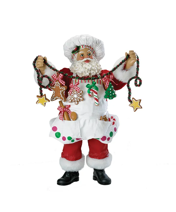 Kurt S- Adler - 12" Fabriche Christmas Chef Santa