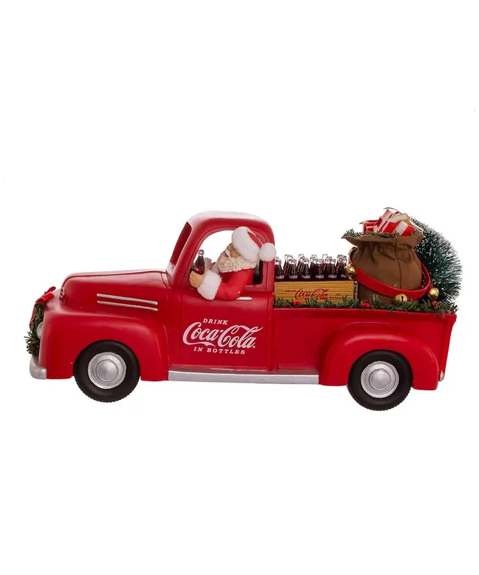 Kurt S- Adler - 14" Fabriche Coca-Cola Santa in Pickup Truck