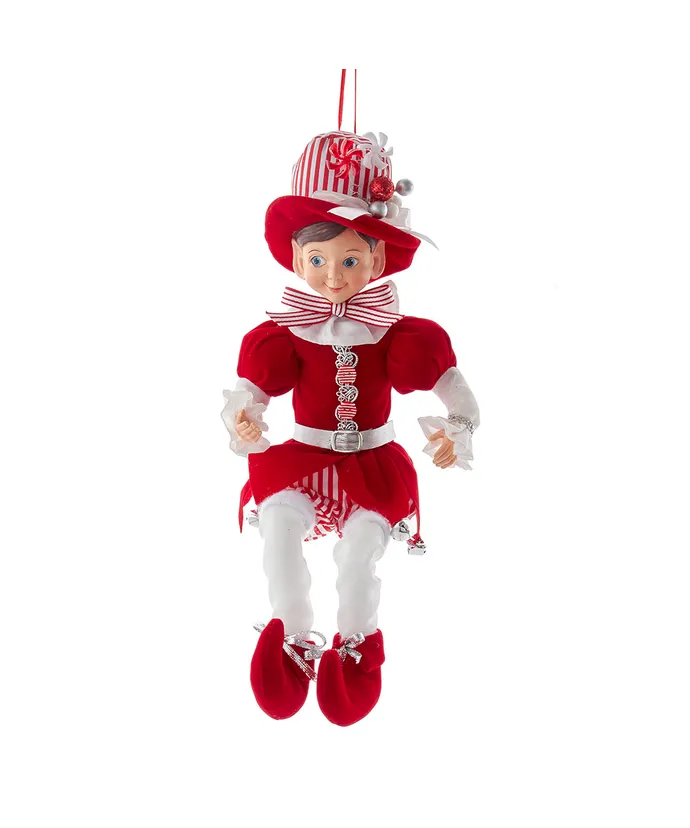 Kurt S- Adler - 15" KSA Kringles Peppermint Elf Ornament