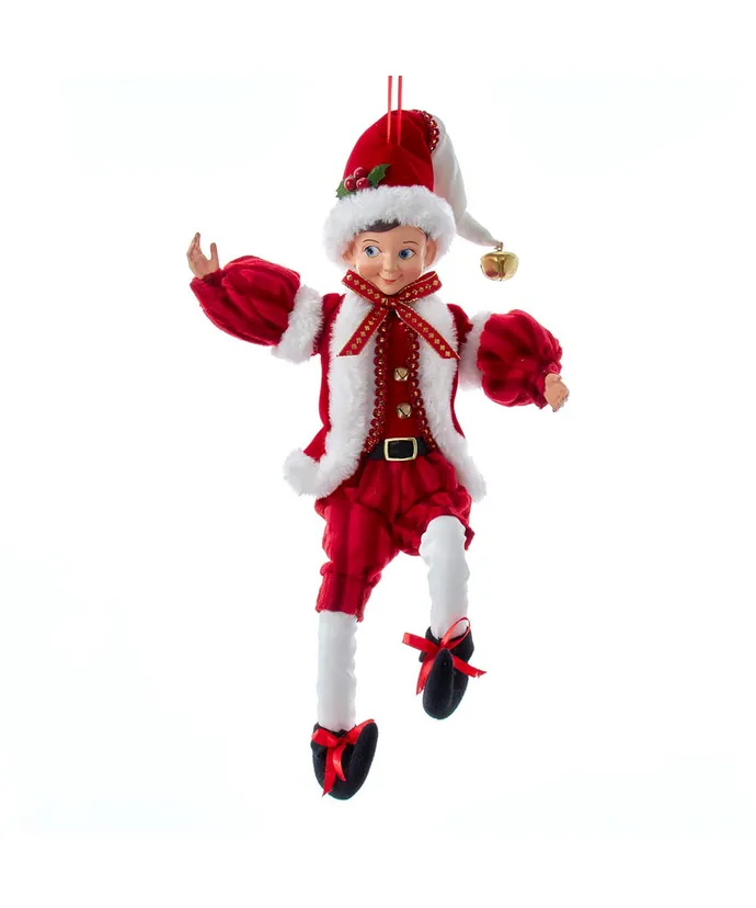 Kurt S- Adler - 15" KSA Kringles Red and White Elf Ornament