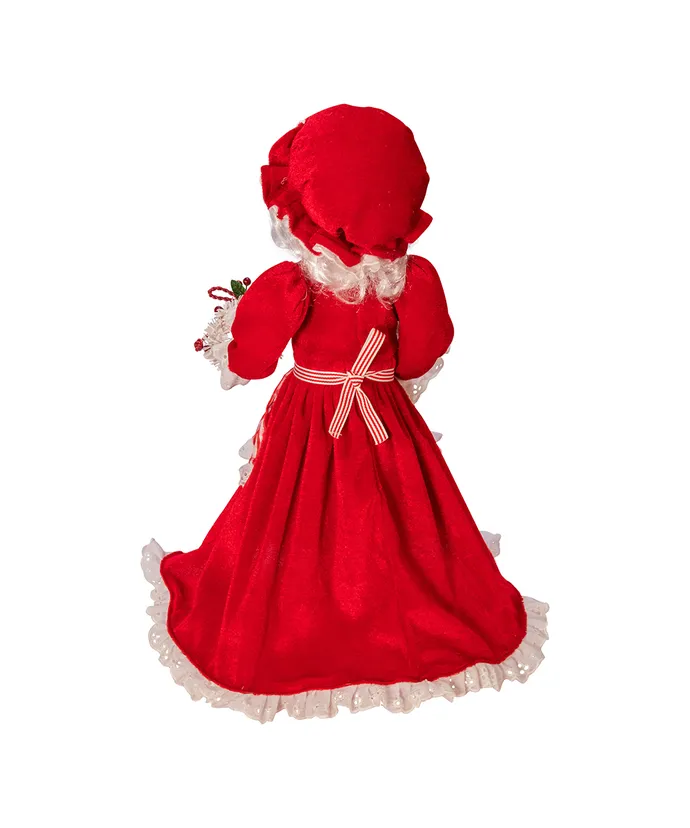 Kurt S- Adler - 16-5" KSA Kringles Mrs- Claus With Apron - Image 4