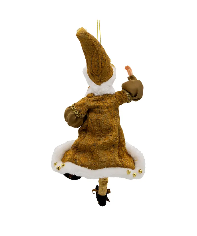 Kurt S- Adler - 16" KSA Kringles Fortune Gold Elf Ornament - Image 3