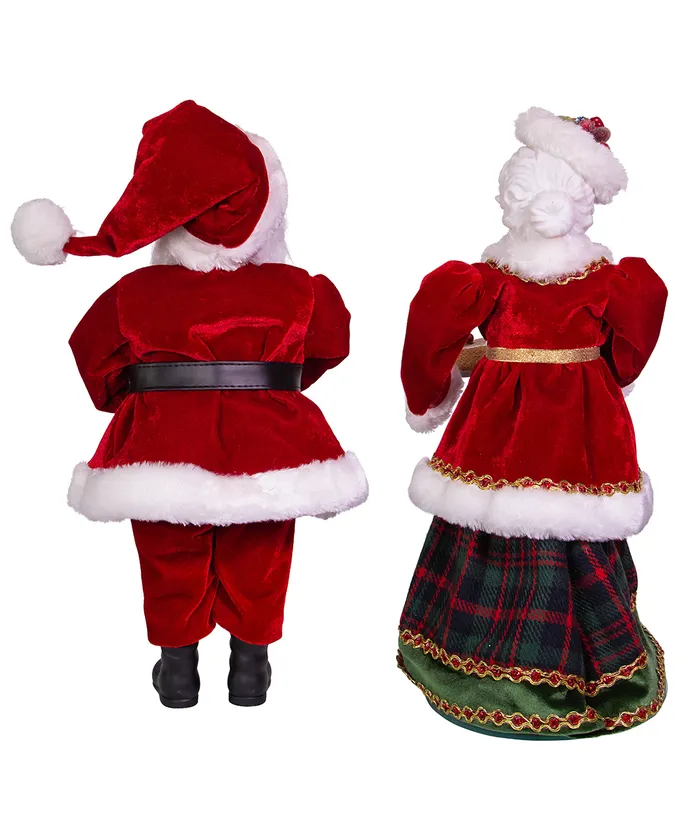 Kurt S- Adler - 16" KSA Kringles Santa and Mrs- Claus 2-Piece Set - Image 5