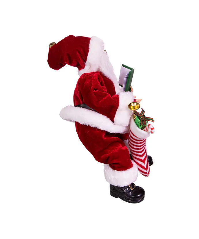 Kurt S- Adler - 16" KSA Kringles Santa With Book - Image 2