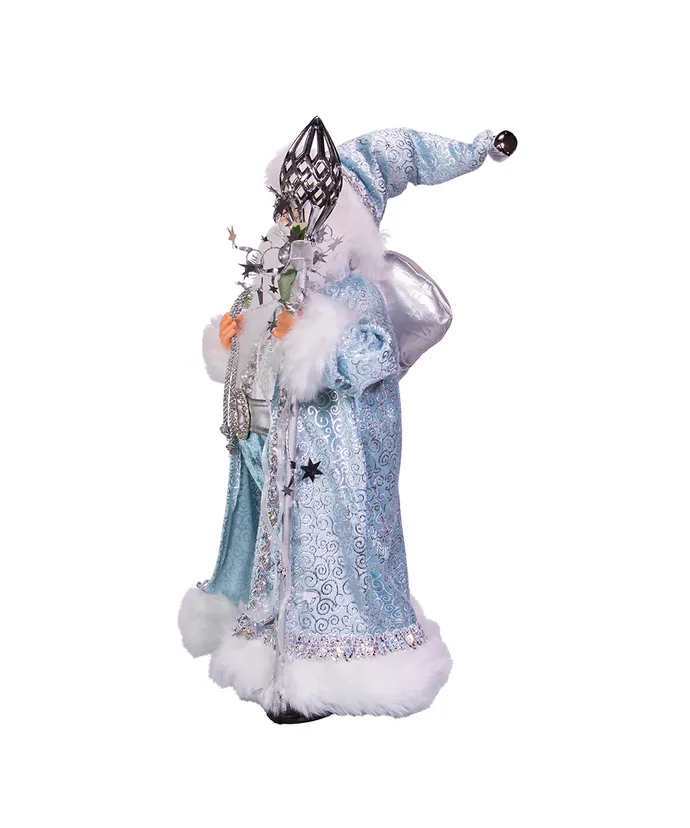 Kurt S- Adler - 17" KSA Kringles Blue and White Santa - Image 3