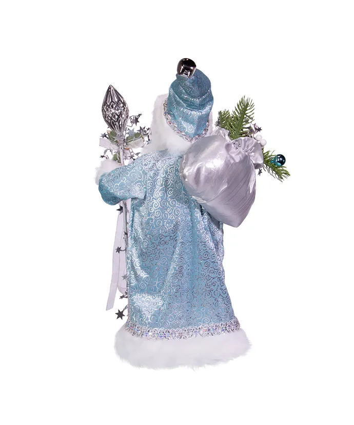 Kurt S- Adler - 17" KSA Kringles Blue and White Santa - Image 4