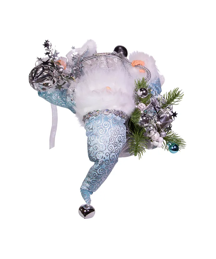 Kurt S- Adler - 17" KSA Kringles Blue and White Santa - Image 5