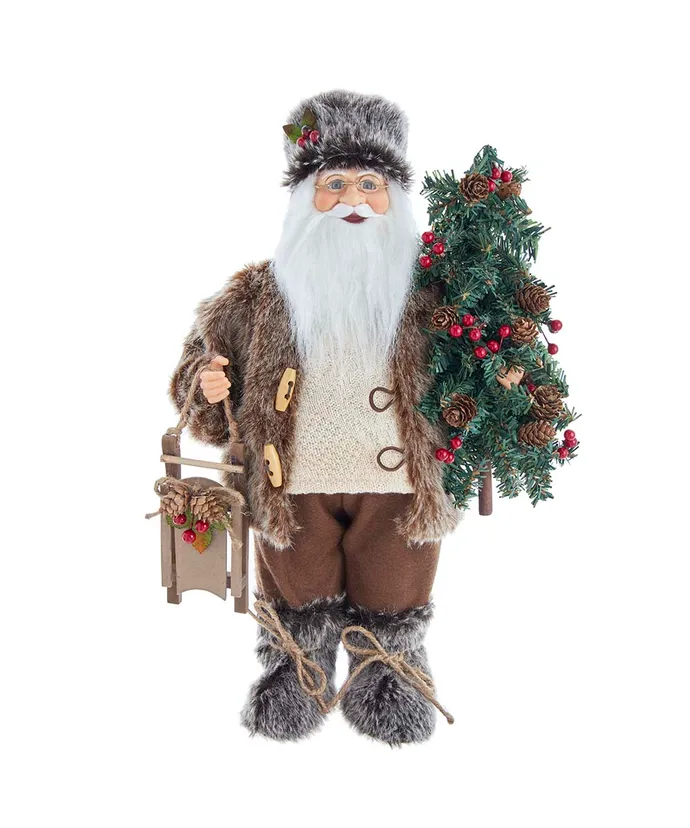 Kurt S- Adler - 17" KSA Kringles Woodland Santa