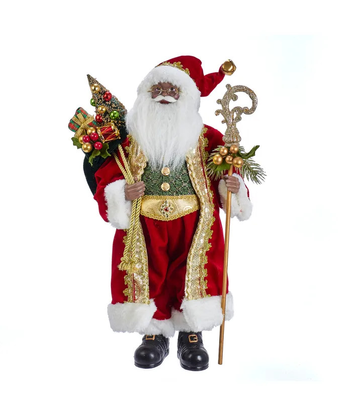 Kurt S- Adler - 18" KSA Kringles African American Santa