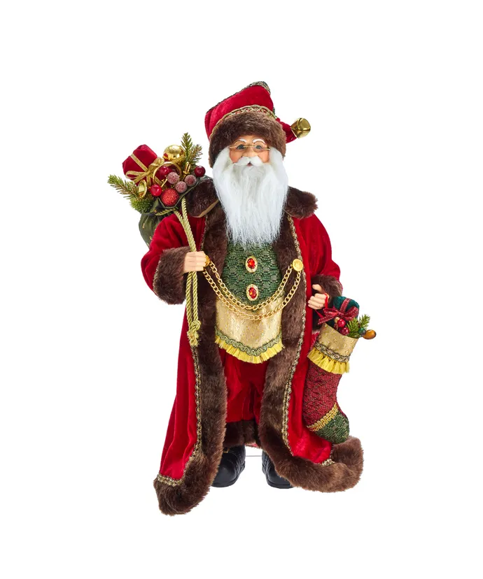 Kurt S- Adler - 18" KSA Kringles Elegant Santa