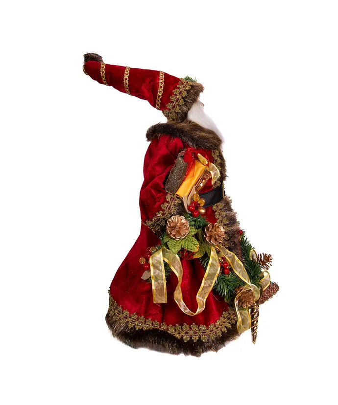 Kurt S- Adler - 23" Un-Lit Fabriche Santa Treetop - Image 3