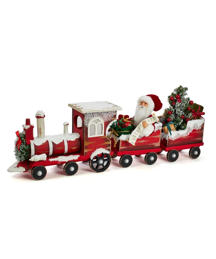 Kurt S- Adler - 30-5" KSA Kringles Santa On Train