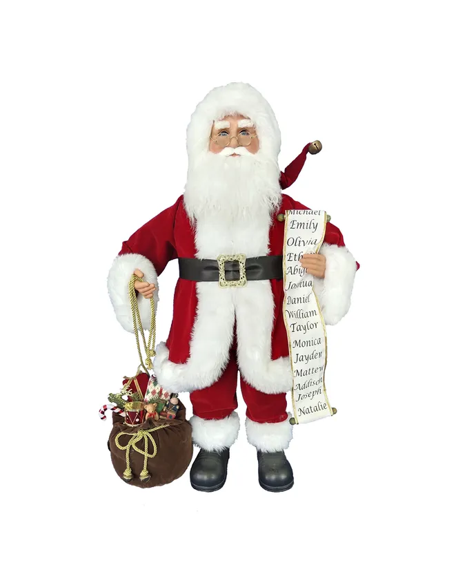 Kurt S- Adler - 34" KSA Kringles Traditional Santa