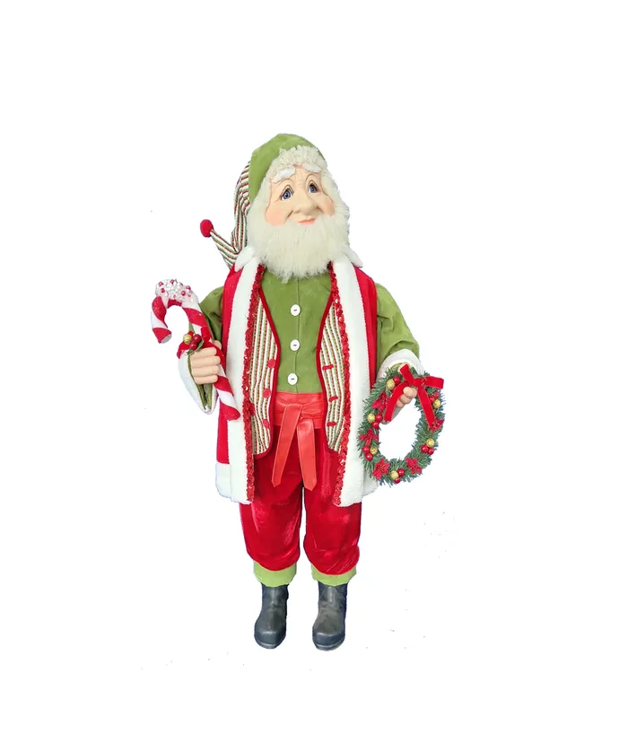 Kurt S- Adler - 36" KSA Kringles Elf With Wreath