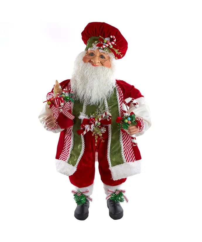 Kurt S- Adler - 36" KSA Kringles Red and Green Elf With Candy