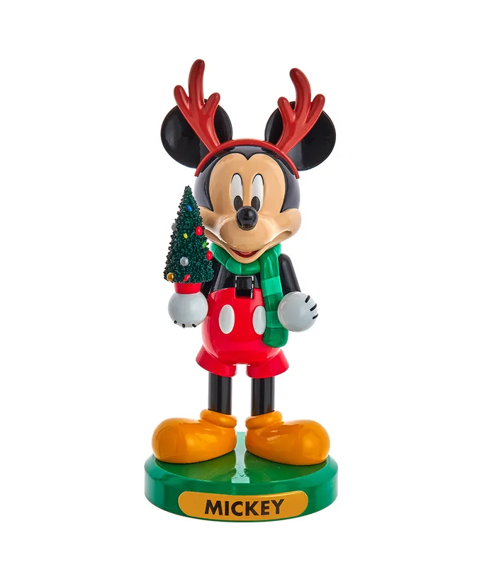 Kurt S. Adler - 6" Disney Mickey Mouse With Tree Nutcracker, -