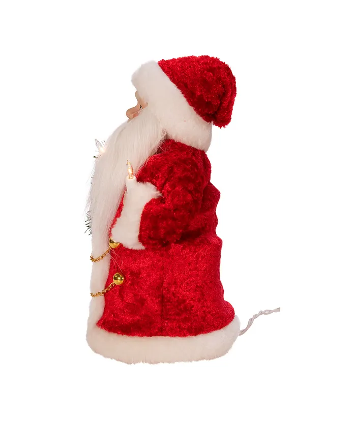 Kurt S. Adler - 10" UL 10-Light Santa Treetop - Image 5
