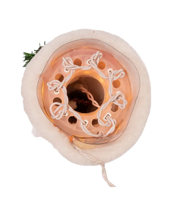 Kurt S. Adler - 10" UL 10-Light Santa Treetop - Image 7