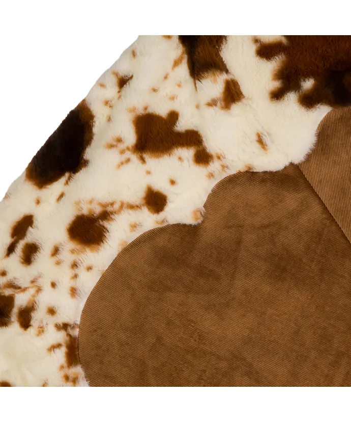 Kurt S. Adler - 48" Corduroy Cow Print Tree Skirt - Image 2