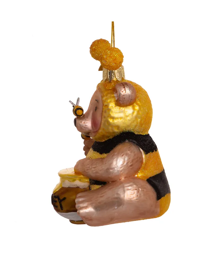 Kurt S. Adler - Noble Gems™ Glass Bee Bear Ornament - Image 4
