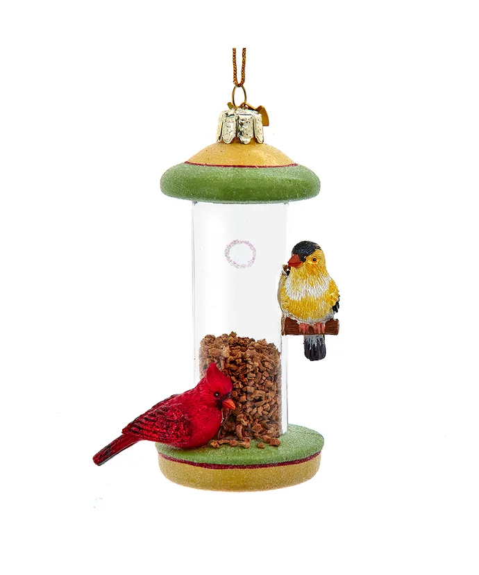 Kurt S. Adler - Noble Gems™ Glass Bird Feeder Ornament