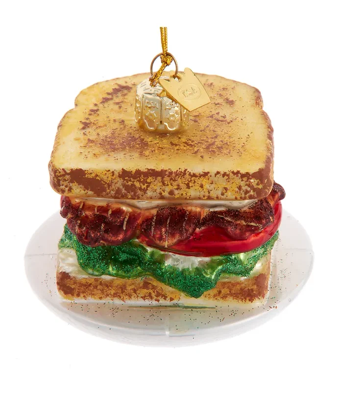 Kurt S. Adler - Noble Gems™ Glass BLT Sandwich Ornament