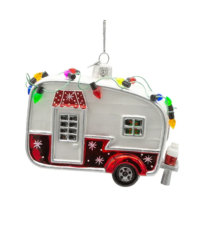Kurt S. Adler - Noble Gems™ Glass Camper Ornament