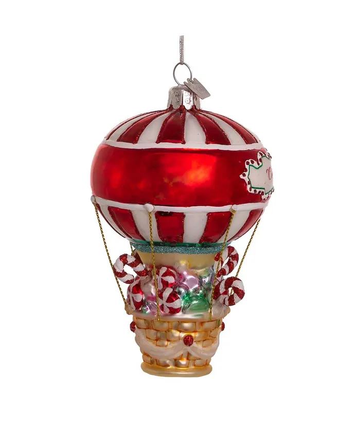 Kurt S. Adler - Noble Gems™ Glass Candy Hot Air Balloon Ornament - Image 3