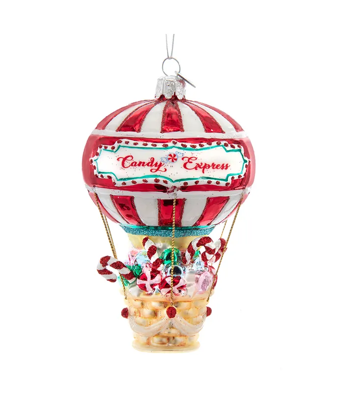 Kurt S. Adler - Noble Gems™ Glass Candy Hot Air Balloon Ornament