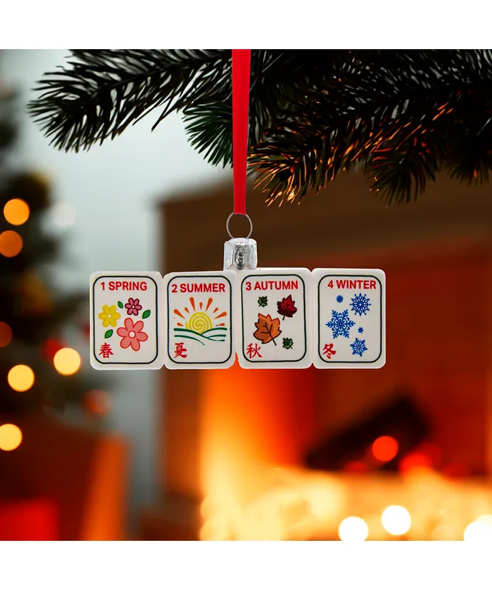 Kurt S. Adler - Noble Gems™ Glass Mahjong Ornament - Image 2