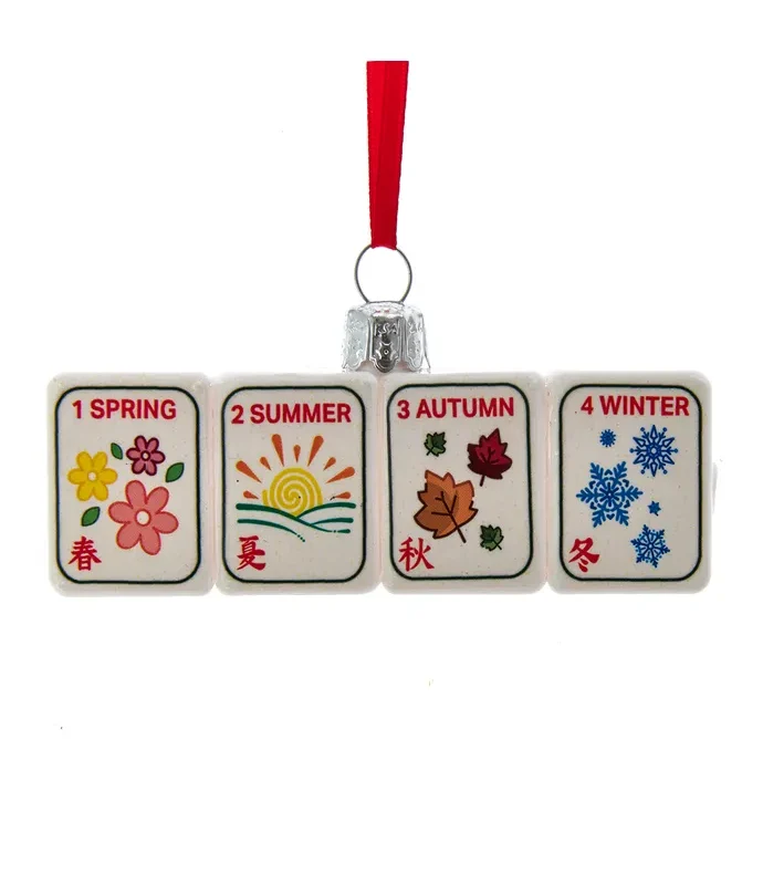 Kurt S. Adler - Noble Gems™ Glass Mahjong Ornament