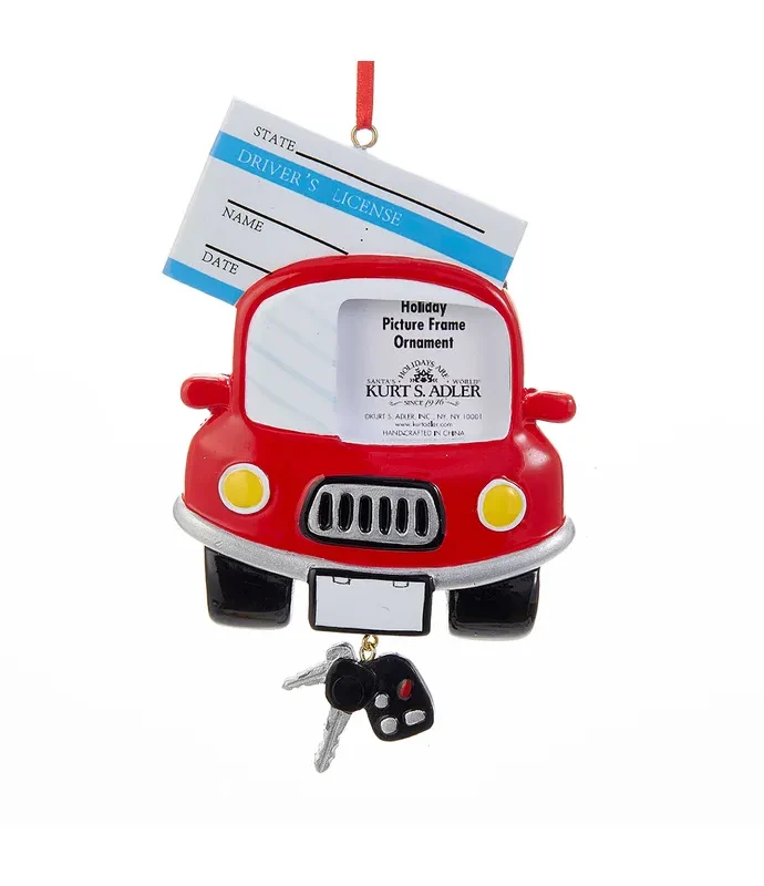 Kurt S. Adler - Drivers License Photo Frame Ornament For Personalization