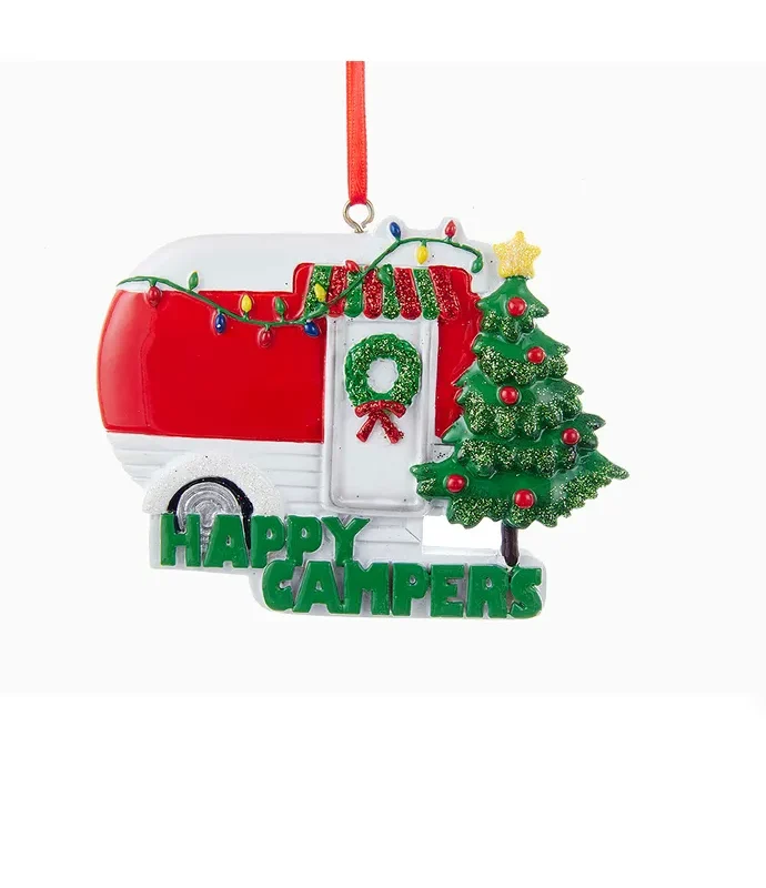 Kurt S. Adler - Happy Campers Ornament For Personalization, -